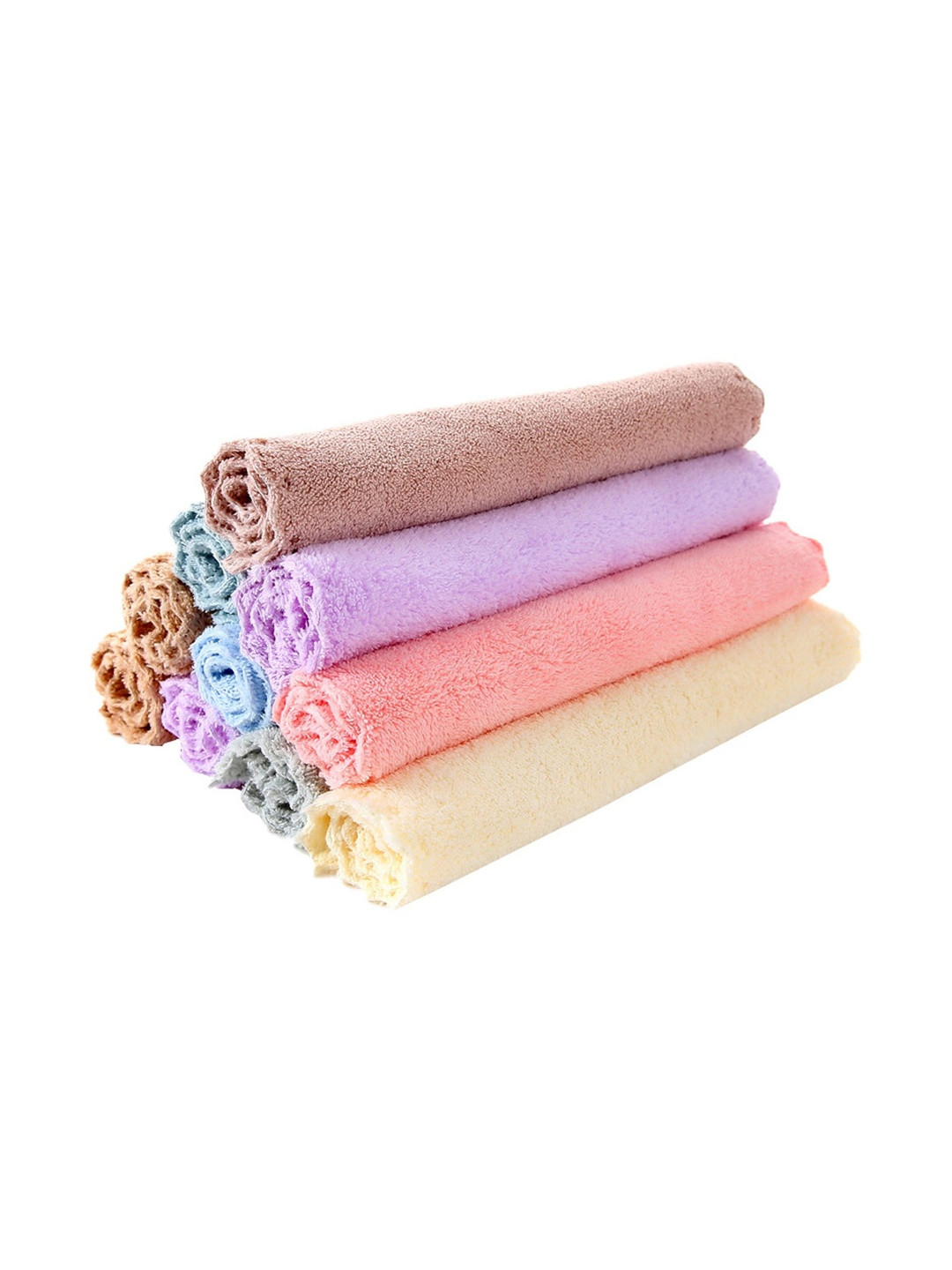 Satisfyn Pack of 10 Microfiber 400 GSM Face Towel