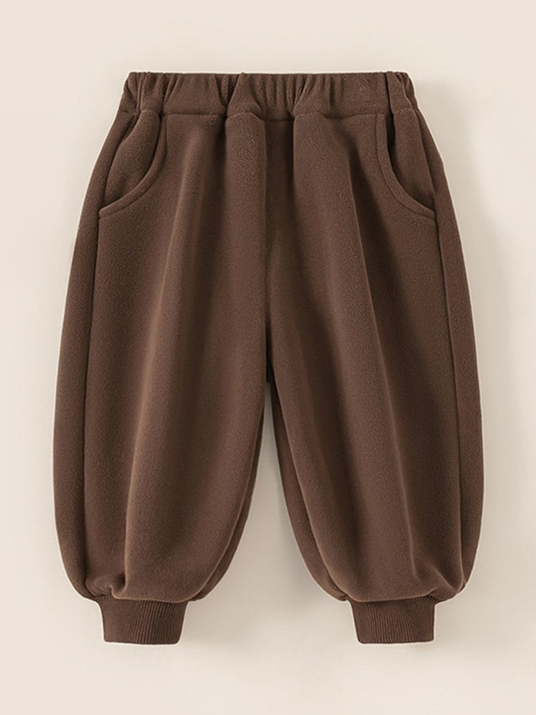 LULU & SKY Girls High-Rise Cat Embroidered Jogger Pants