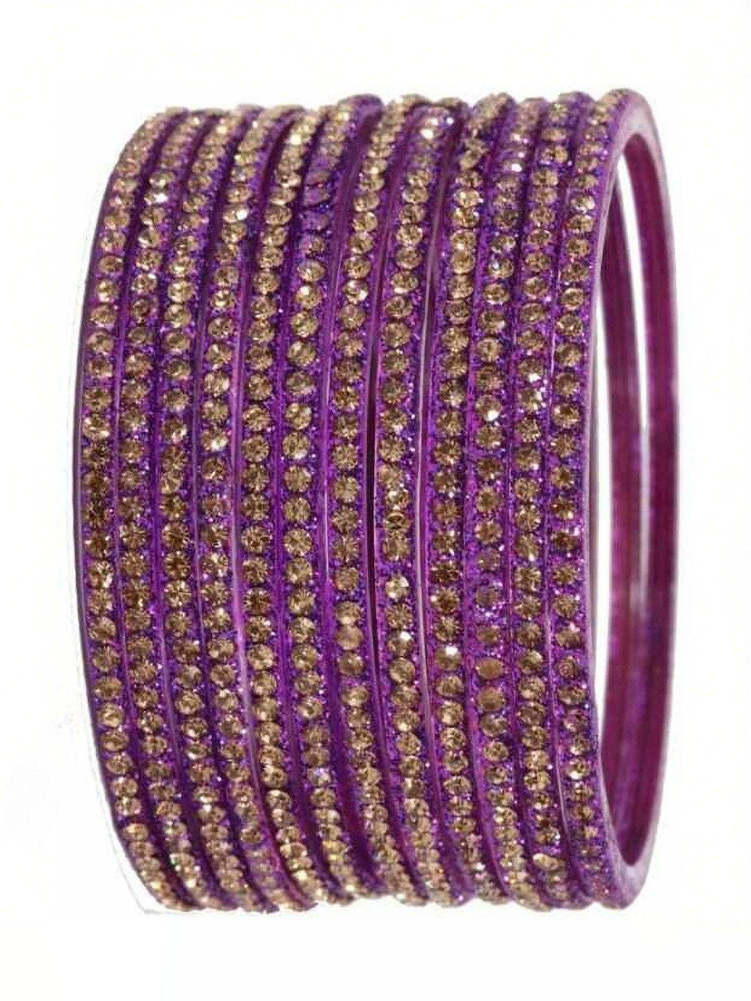 SAND Set Of 12 Zircon-Studded Bangles