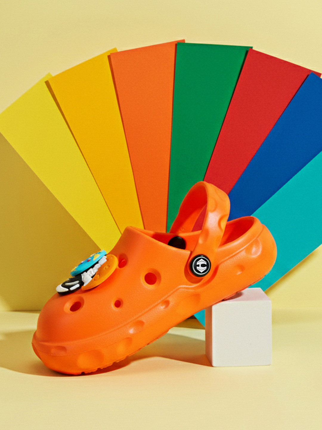 Hoppa Buzz Orange Kids Clogs