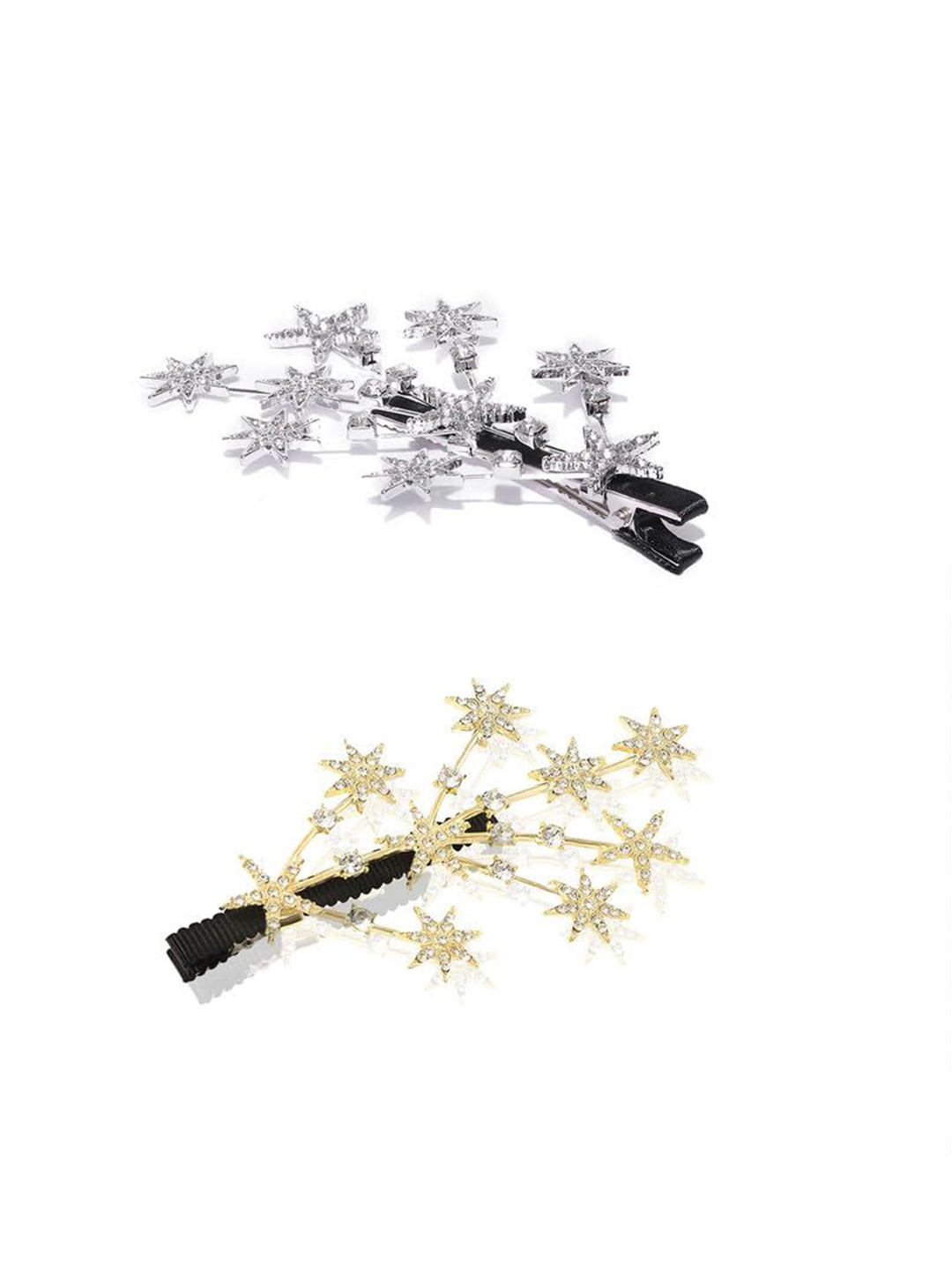 Axpro Women Set of 2 Star Stone Claw Clip