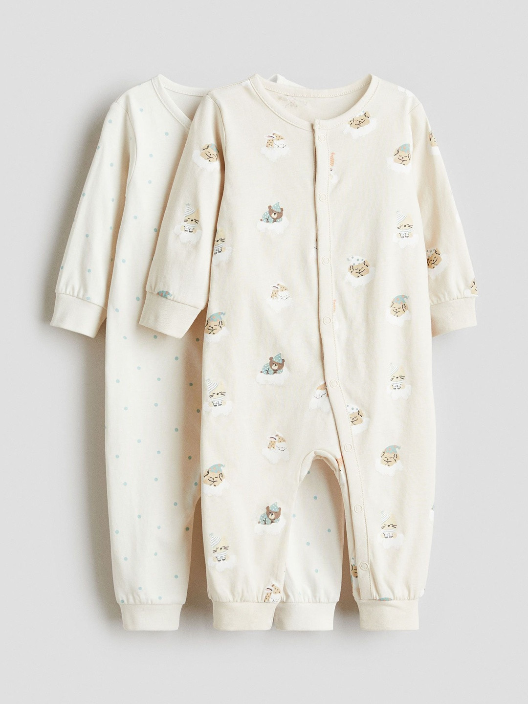 H&M 2-Pack Patterned Cotton Pyjamas