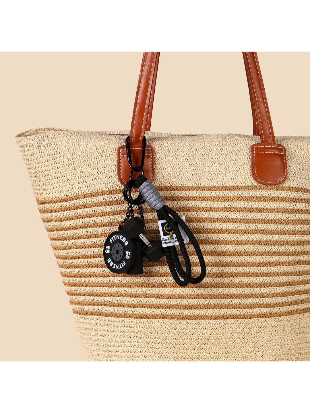 SALTY Black Mini Gym Buddy Bag Charm