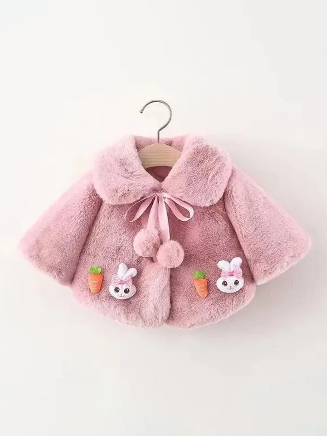 Reshus Girls Self Design Winter Coat