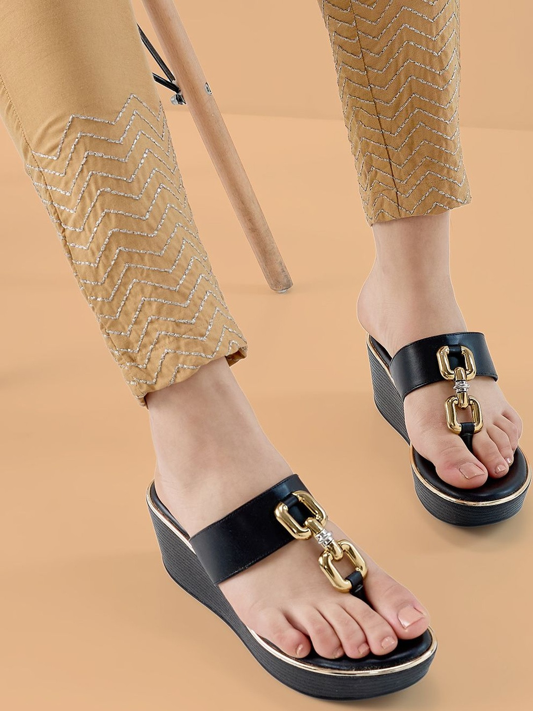 Rocia By Regal Women Smart Casual Buckled Platform Sandals Heels