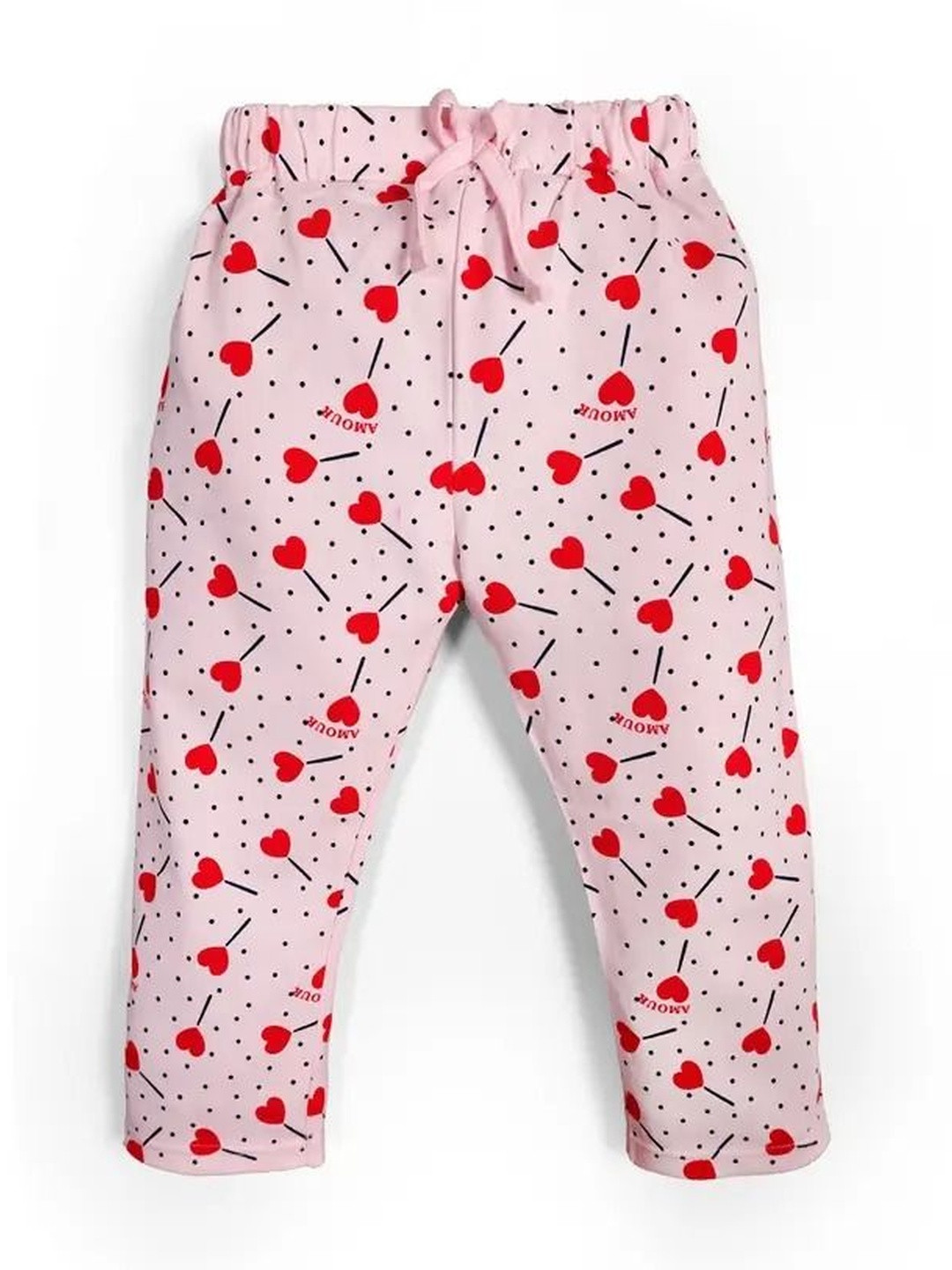 CERABI Girls Pack Of 3 Printed Cotton Joggers
