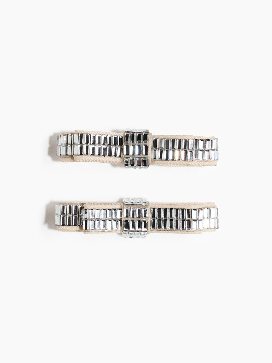 H&M 2-Pack Rhinestone-Embellished Hair Clips