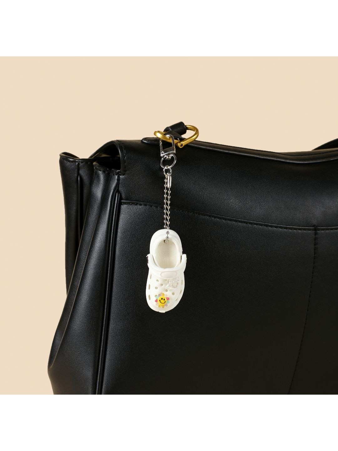 SALTY White Smiley Mini Crocs Charms