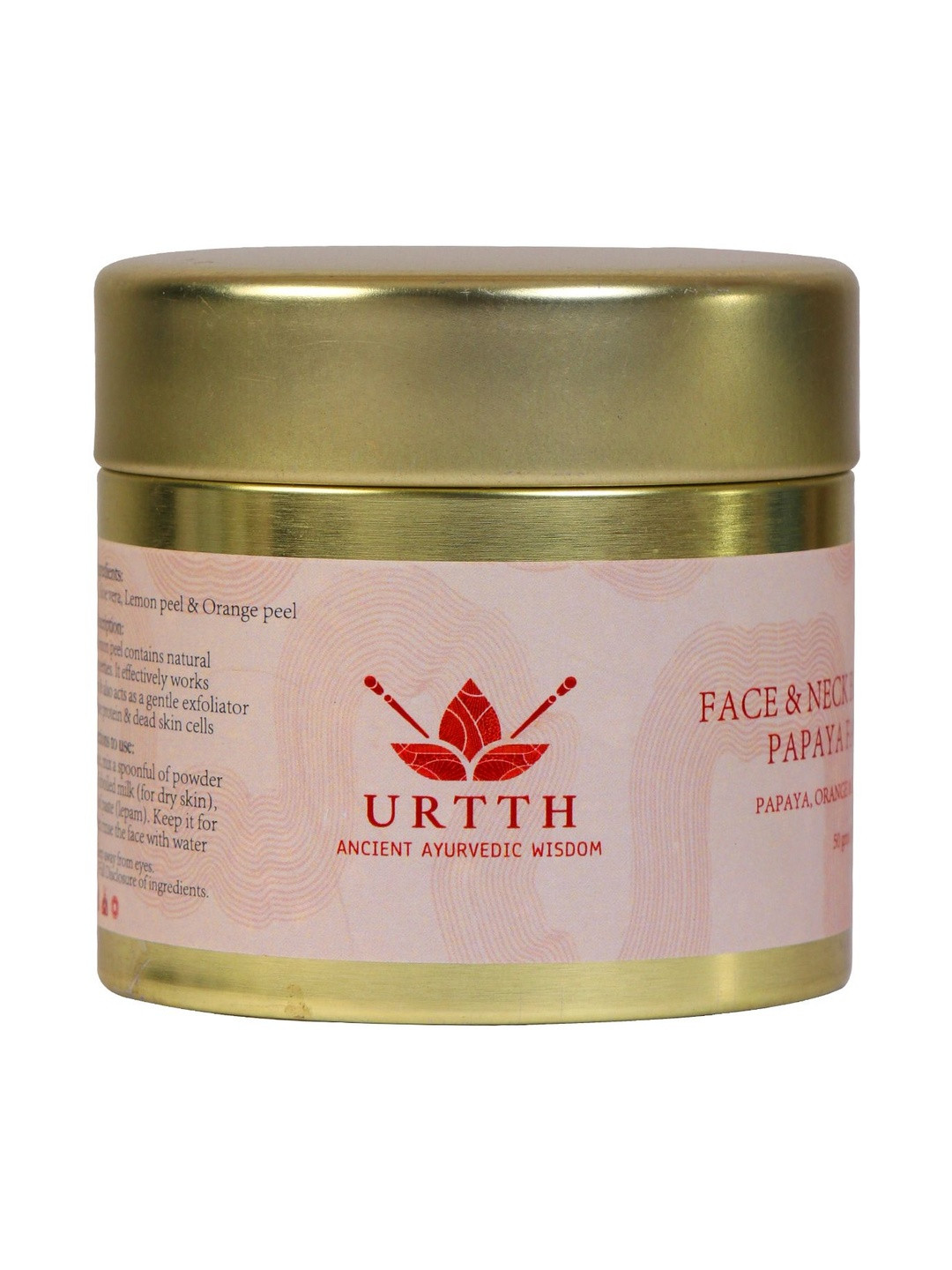 TJORI Face & Neck Brightening Papaya Face Pack- 50 g