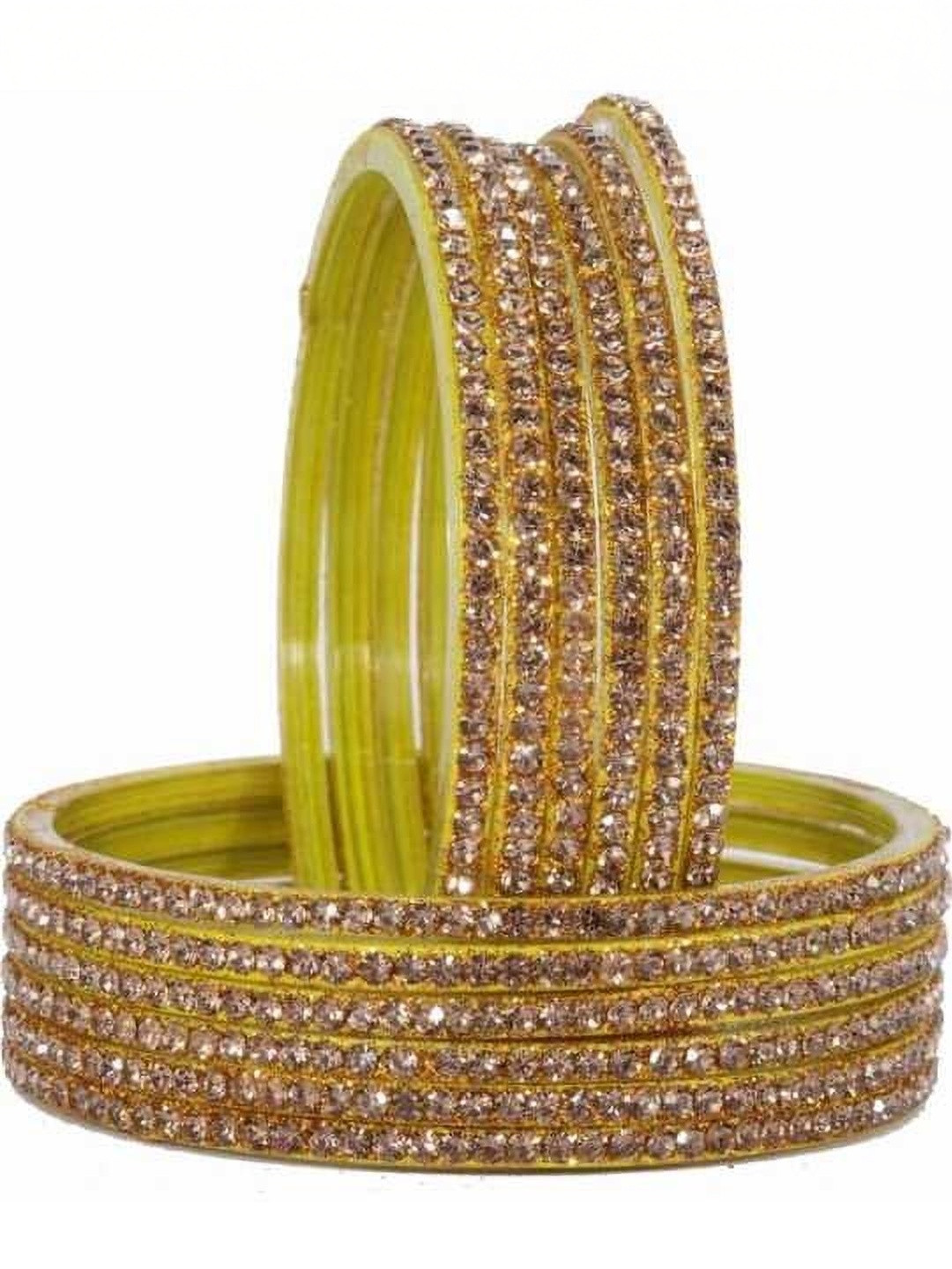 Instyle Forever Set Of 12 Zircon Studded Bangle