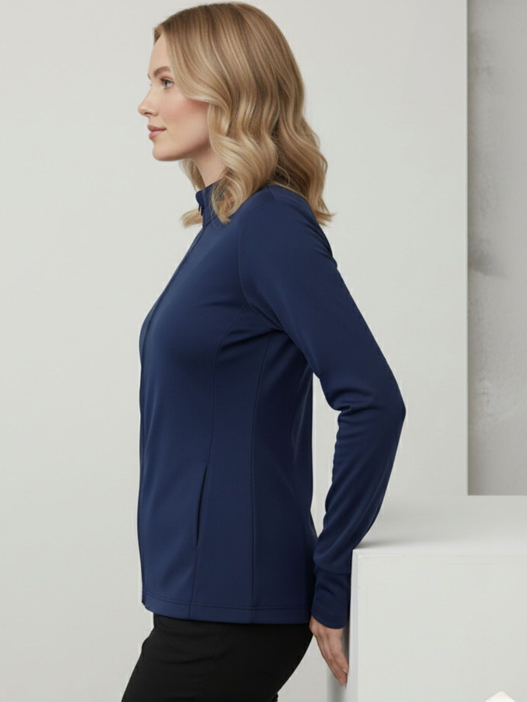 Promount Women Solid Lightweight Training or Gym Sporty Jacket