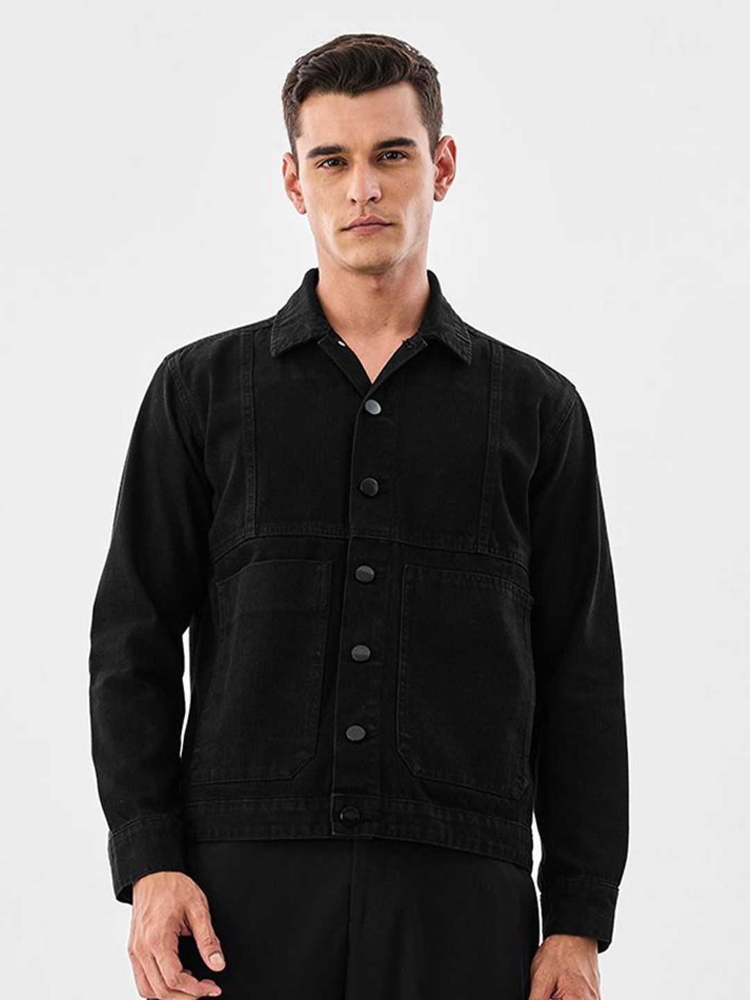 Snitch Men Lapel Collar Tailored Jacket