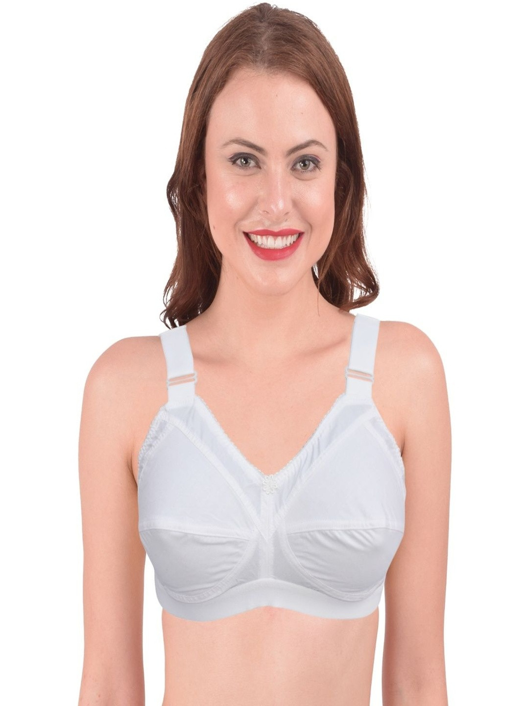 Ninteen-69 Solid Full Coverage Cotton Bra