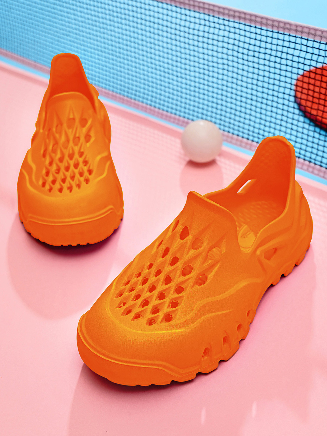 Hoppa Alpha Kids Orange Kids Casual Shoes