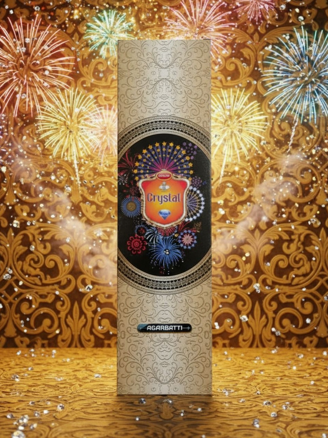 SHASHI DENIM 6Pcs Beige Crystal Incense Sticks