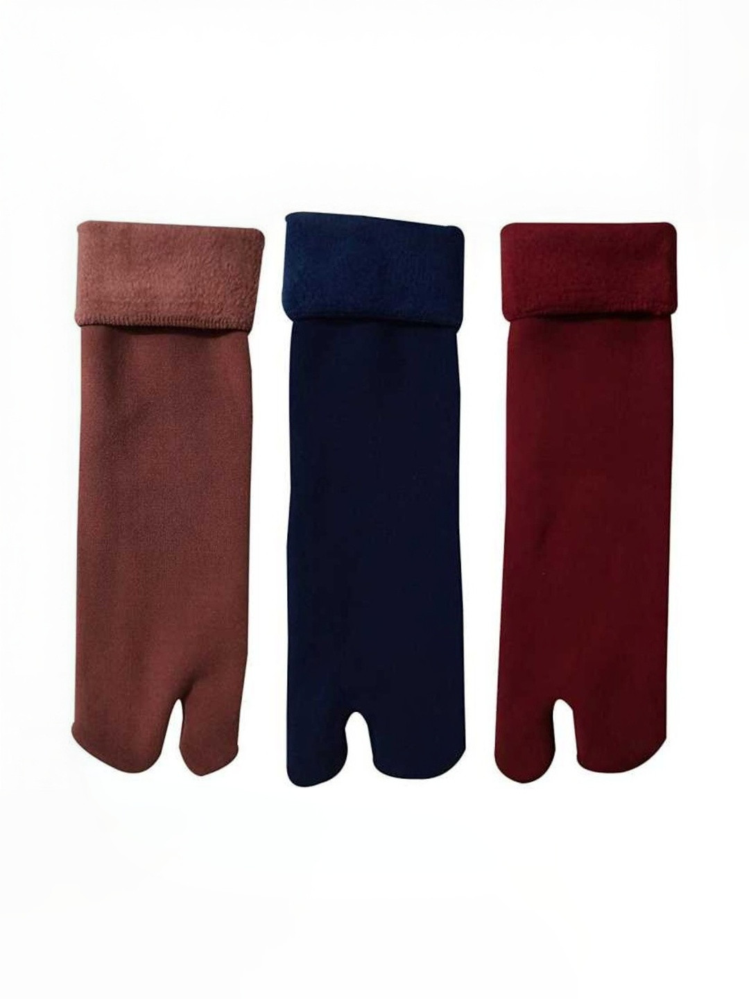 Akeeta Women Pack Of 3 Solid Wool Blend Ankle Length Socks