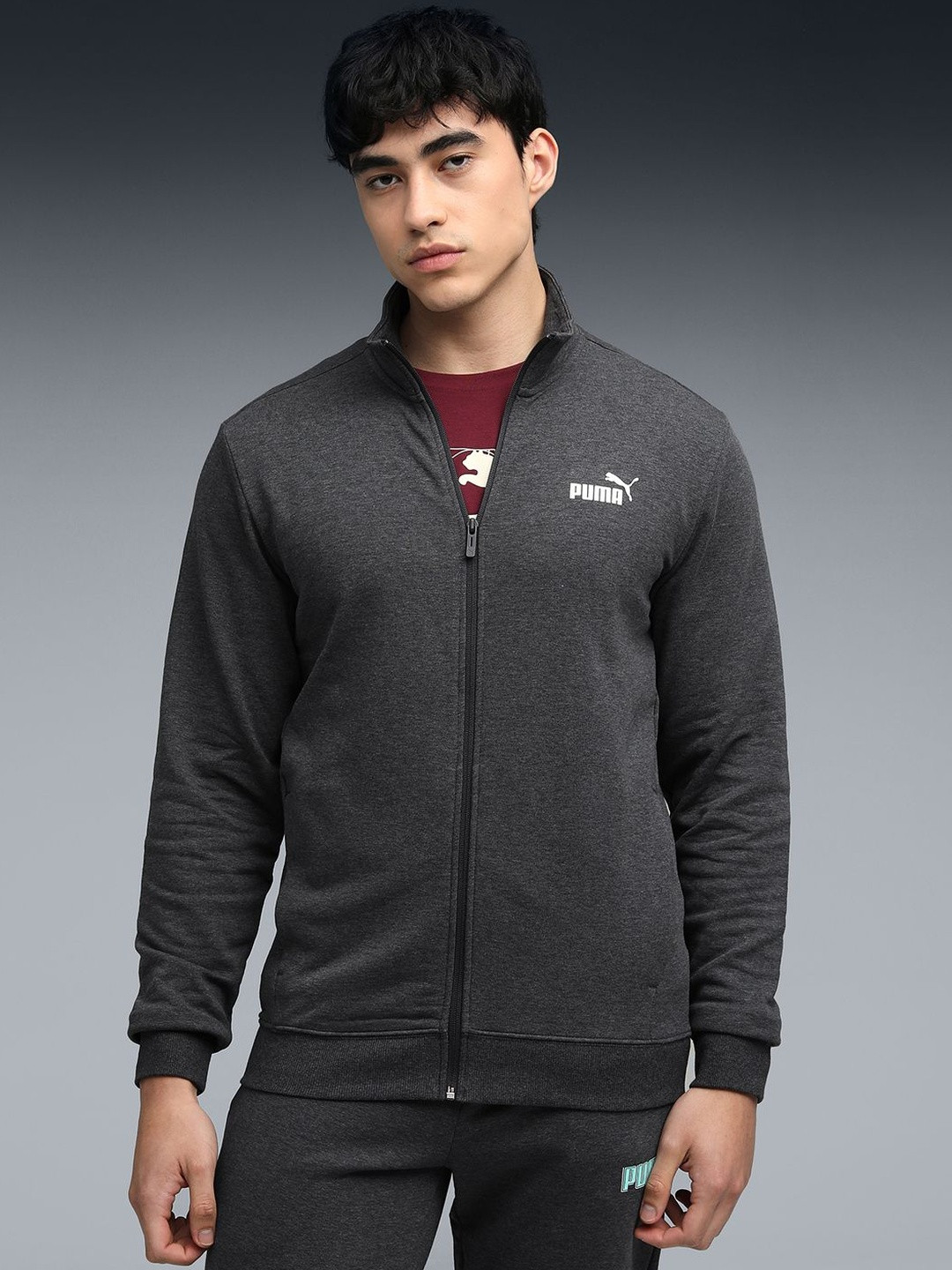 Puma Essentials Men's Zippered Sweat Jacket