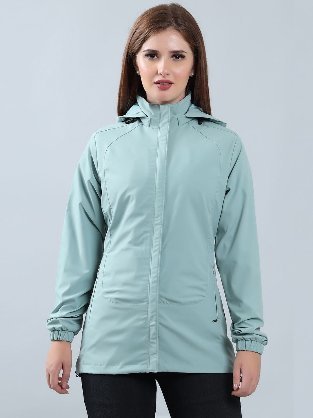 SPIRITTED Women Hooded Long Sleeves Lightweight Puffer Jacket