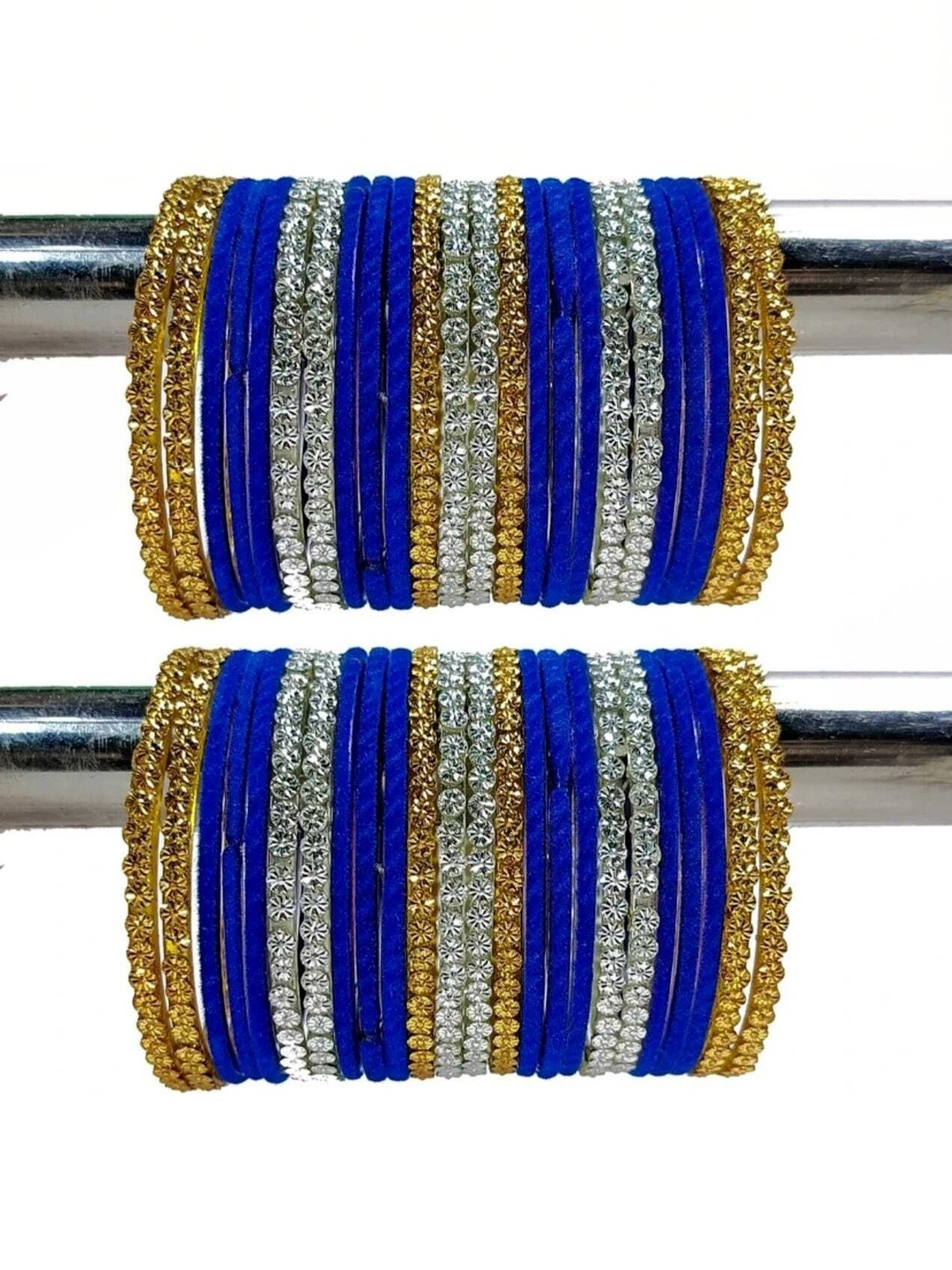 Adiba Fashion Factory Set Of 48 Stone-Studded Bangles