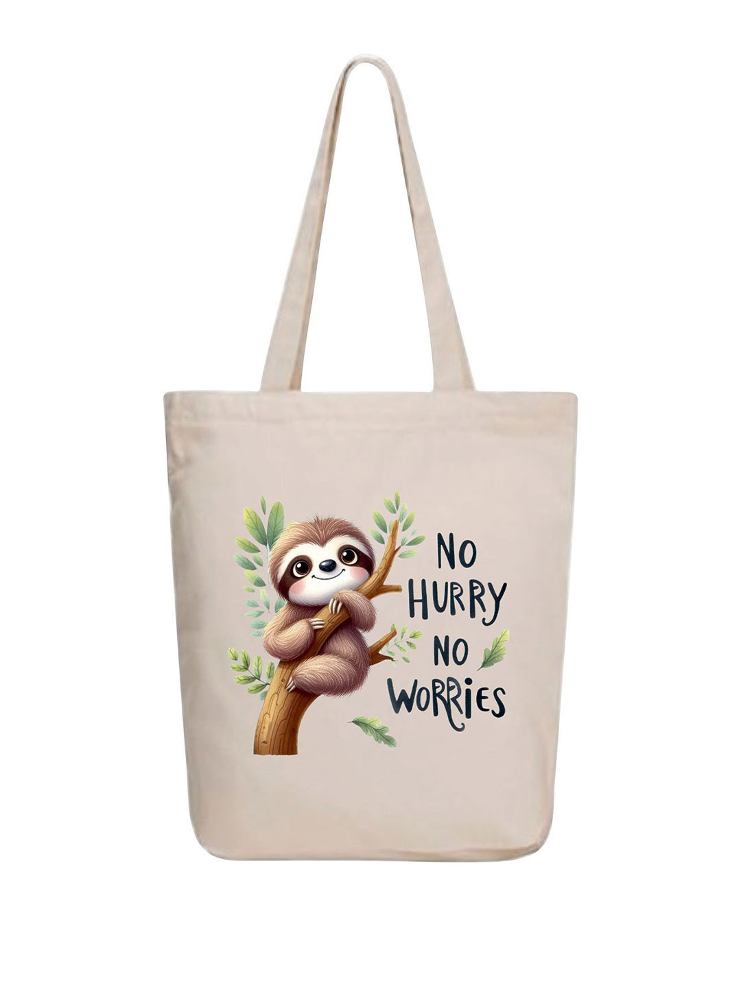 the sack co Printed Oversized Structured Tote Bag