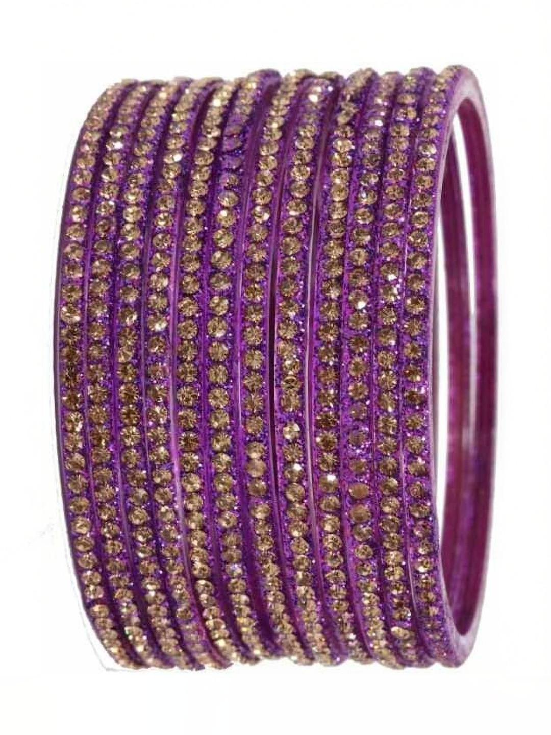 poshing Set Of 12 Zircon-Studded Bangles