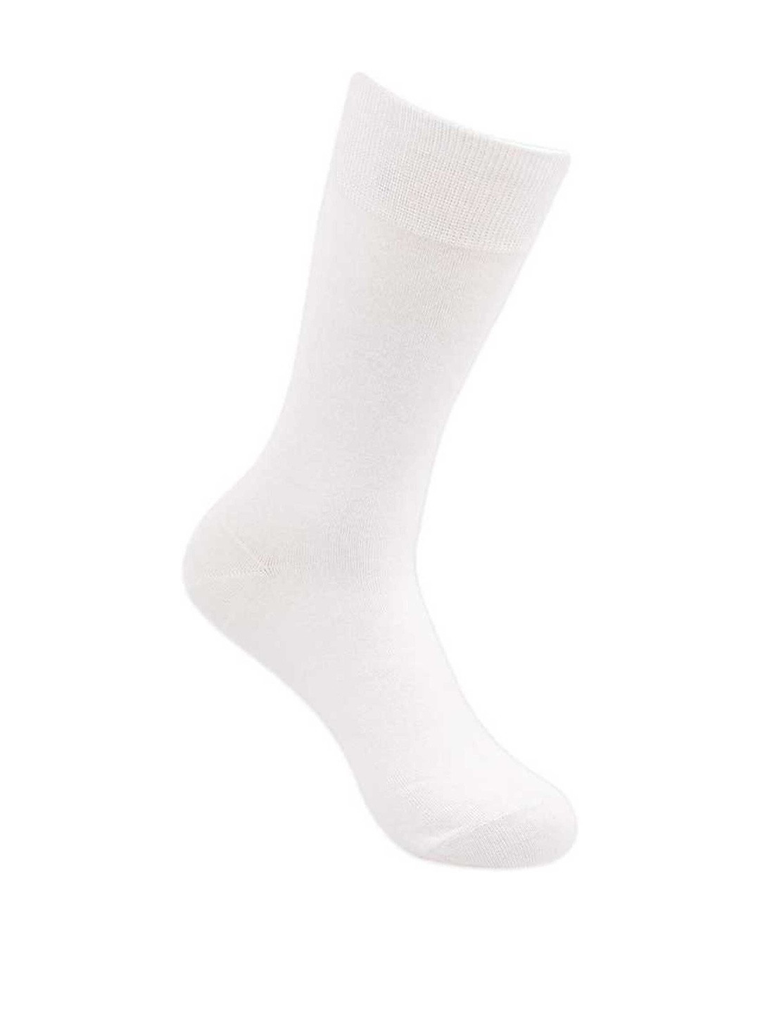 Akeeta Unisex Kids White Pack Of 3 Plain Full Length Cotton Socks