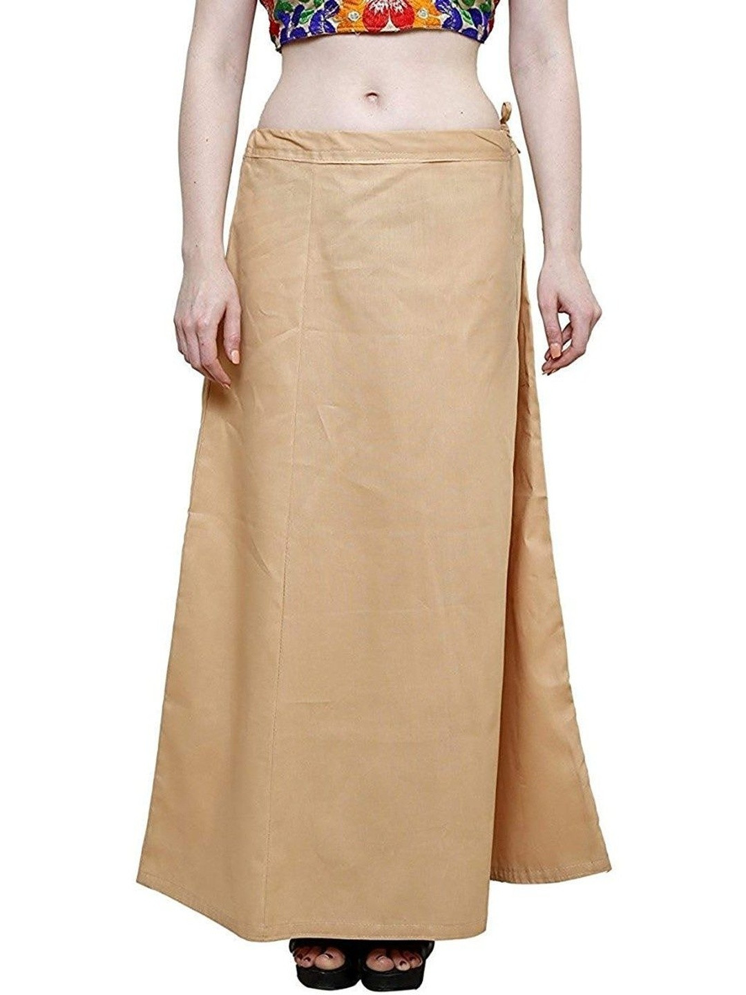 Guddan Women Petticoat Mid-Rise Cotton Saree Petticoat