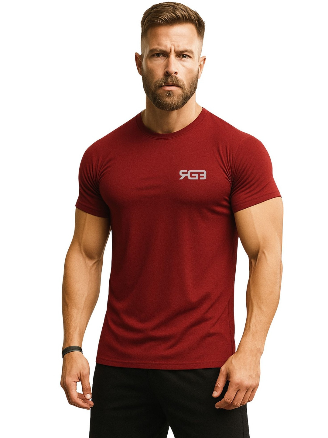 3Colors Men Brand Logo 3 T-shirt