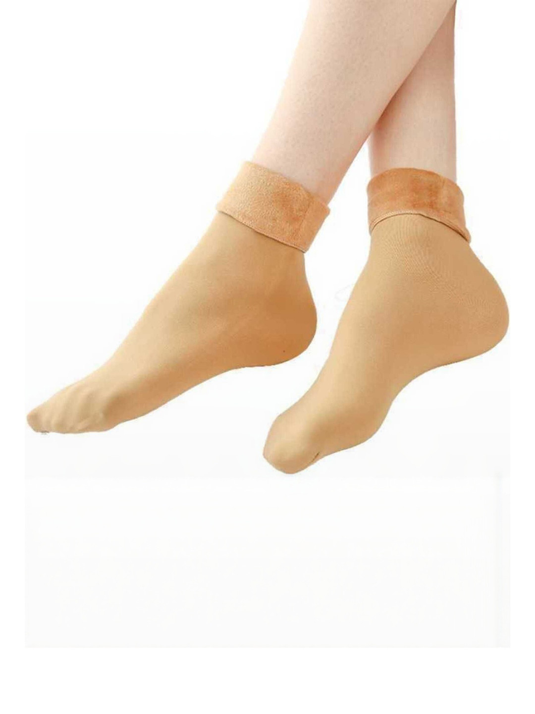 Akeeta Women Pack Of 3 Calf-Length Faux Fur Lined Socks