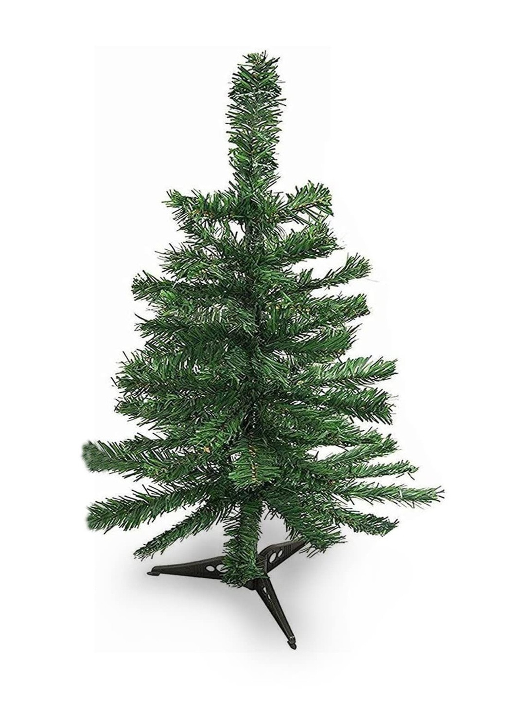 CraftVatika Green & Black Lightweight Reusable Christmas Tree With Foldable Stand