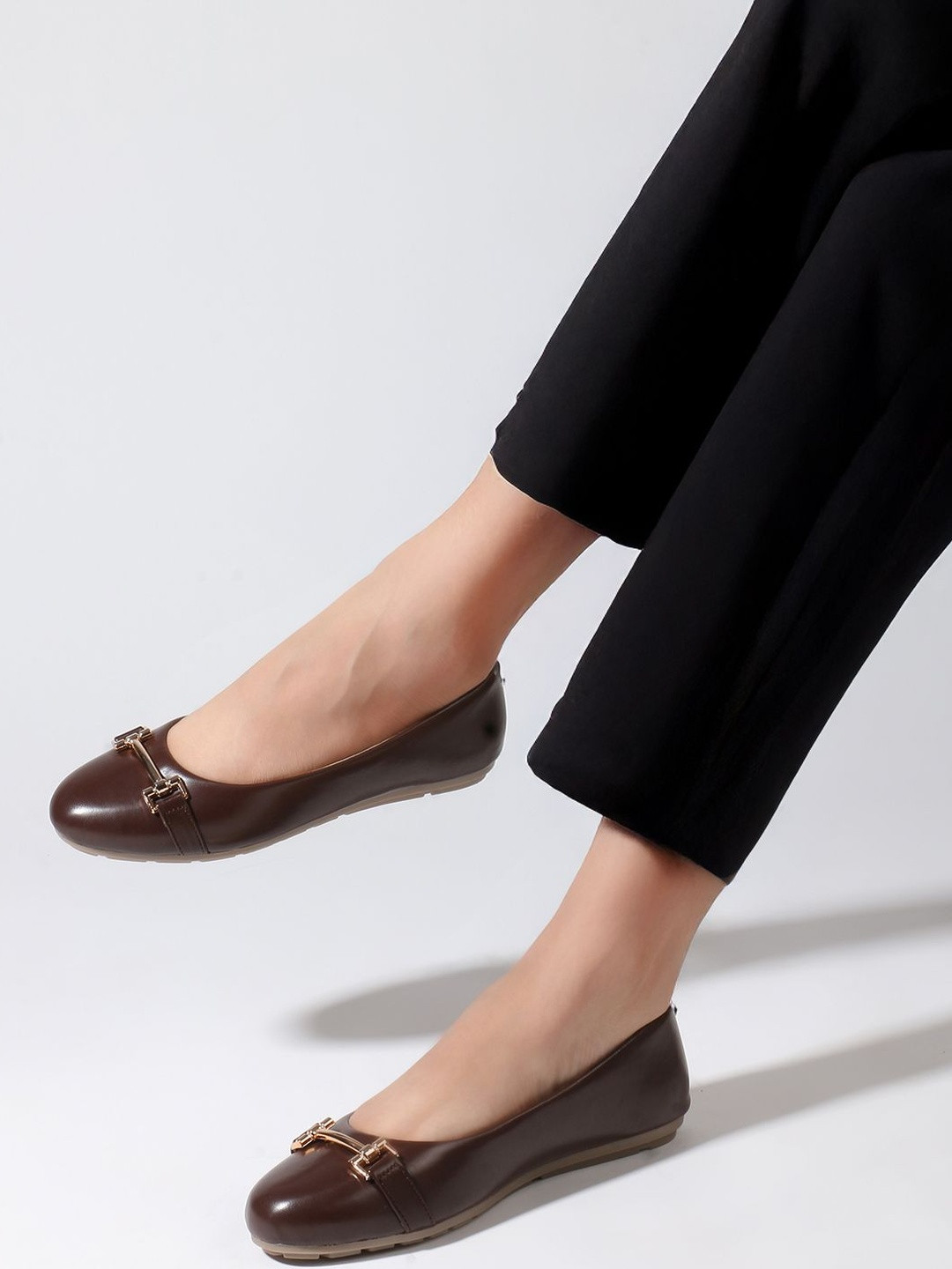 Colo Round Toe Casual Slip-On Ballerinas