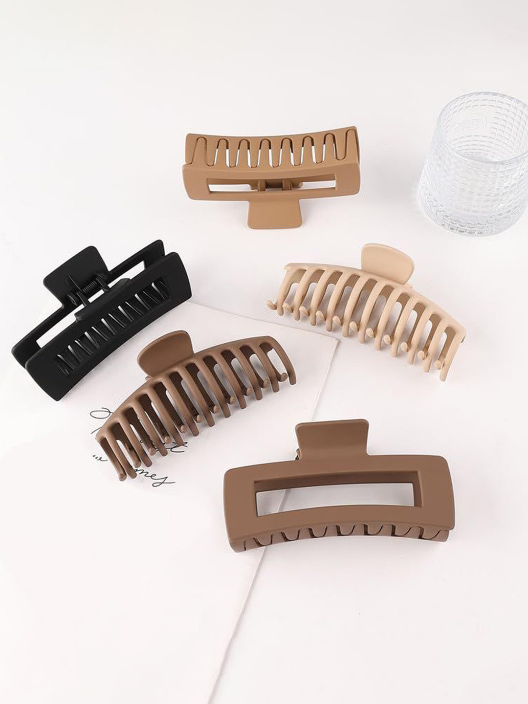 MADHAVWATCH Women Set of 5 Claw Clips