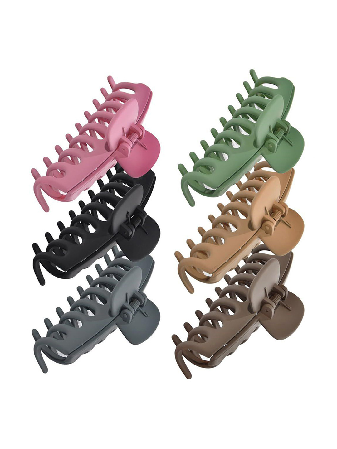 FHONEX Women Set of 6 Comb Shape Claw Clip
