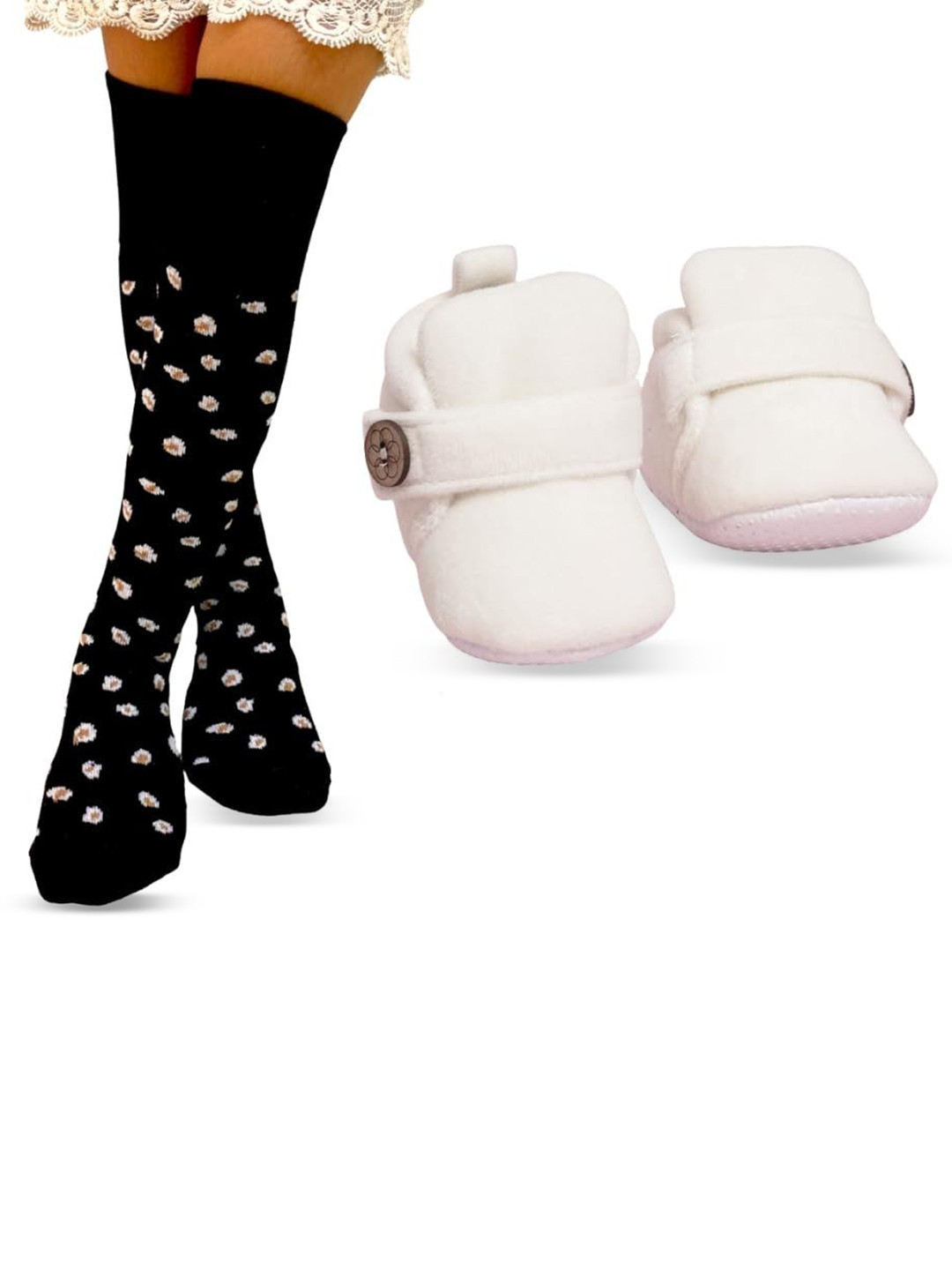 NESKA MODA Kids Cotton Long Socks & Booties
