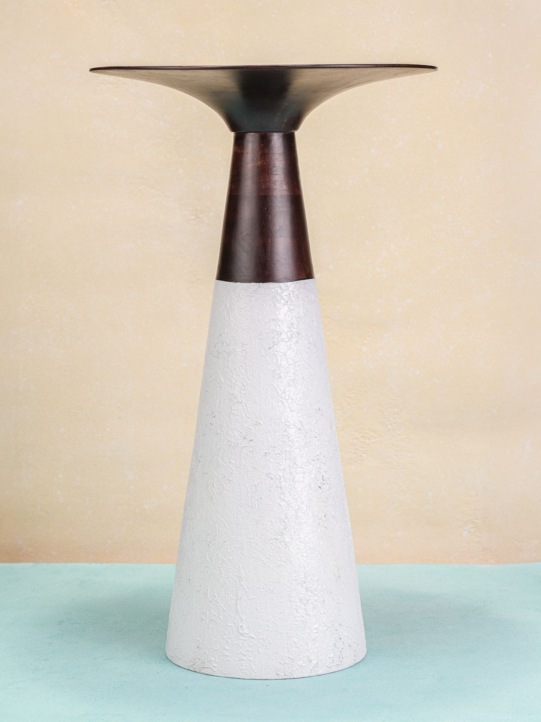 Ireka Homes Round Wooden Hancrafted Nova End Coffee Table