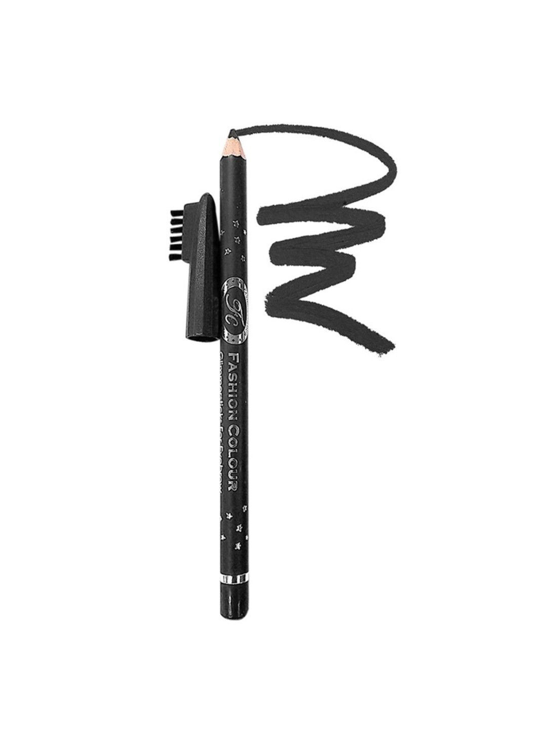 Fashion Colour Professional Long Lasting Eyebrow Pencil with Brush - Slate Grey 06