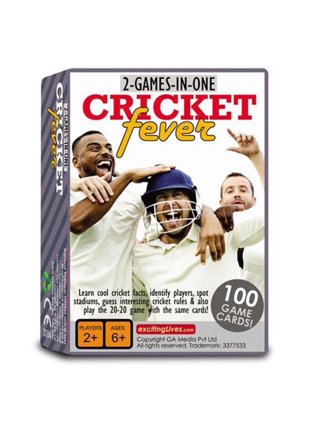 exciting Lives Set of 2 Cards Activity Toys and Games