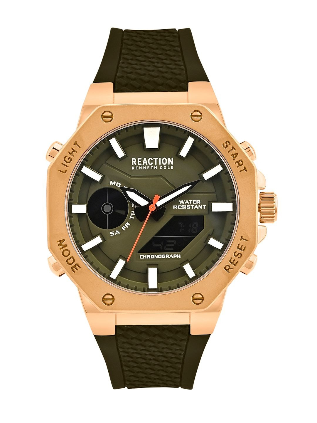 REACTION KENNETH COLE Men Straps Analogue and Digital Multi Function Watch KRWGP0069106