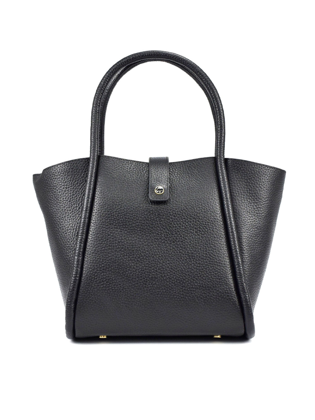 El'Curio Women Textured Leather Swagger Handheld Handbags