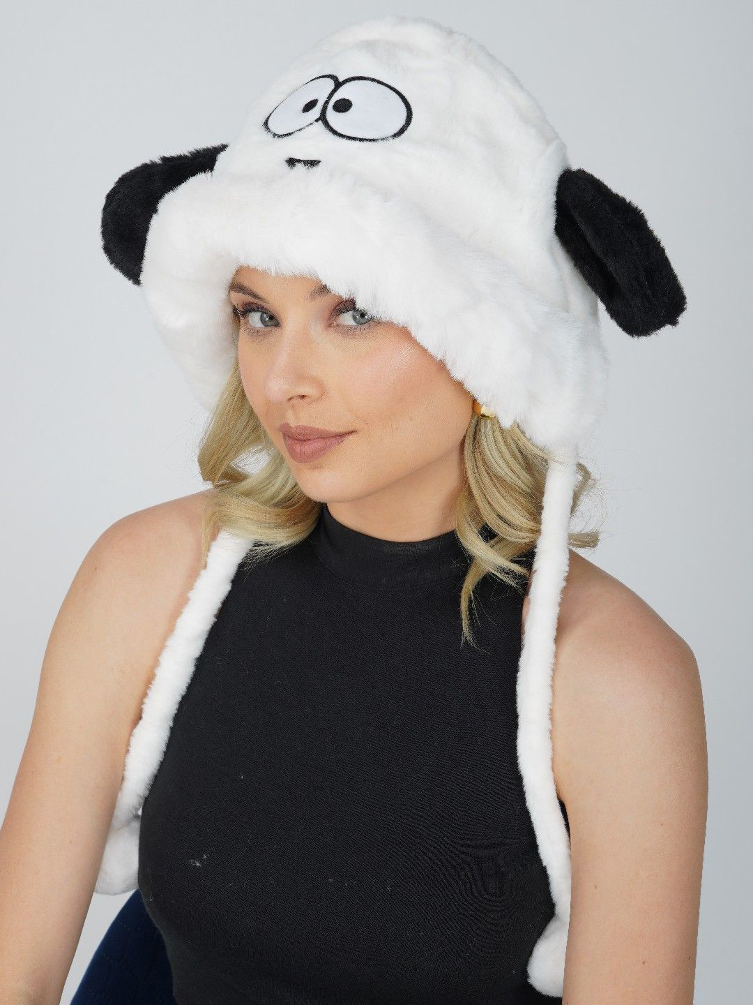 PIFTIF Women Fleece Fur Lined Winter Woolen Beanie