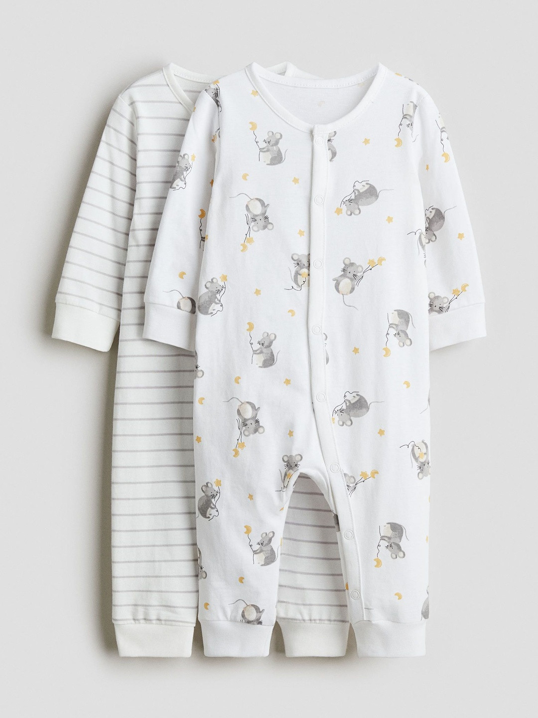 H&M 2-Pack Patterned Cotton Pyjamas