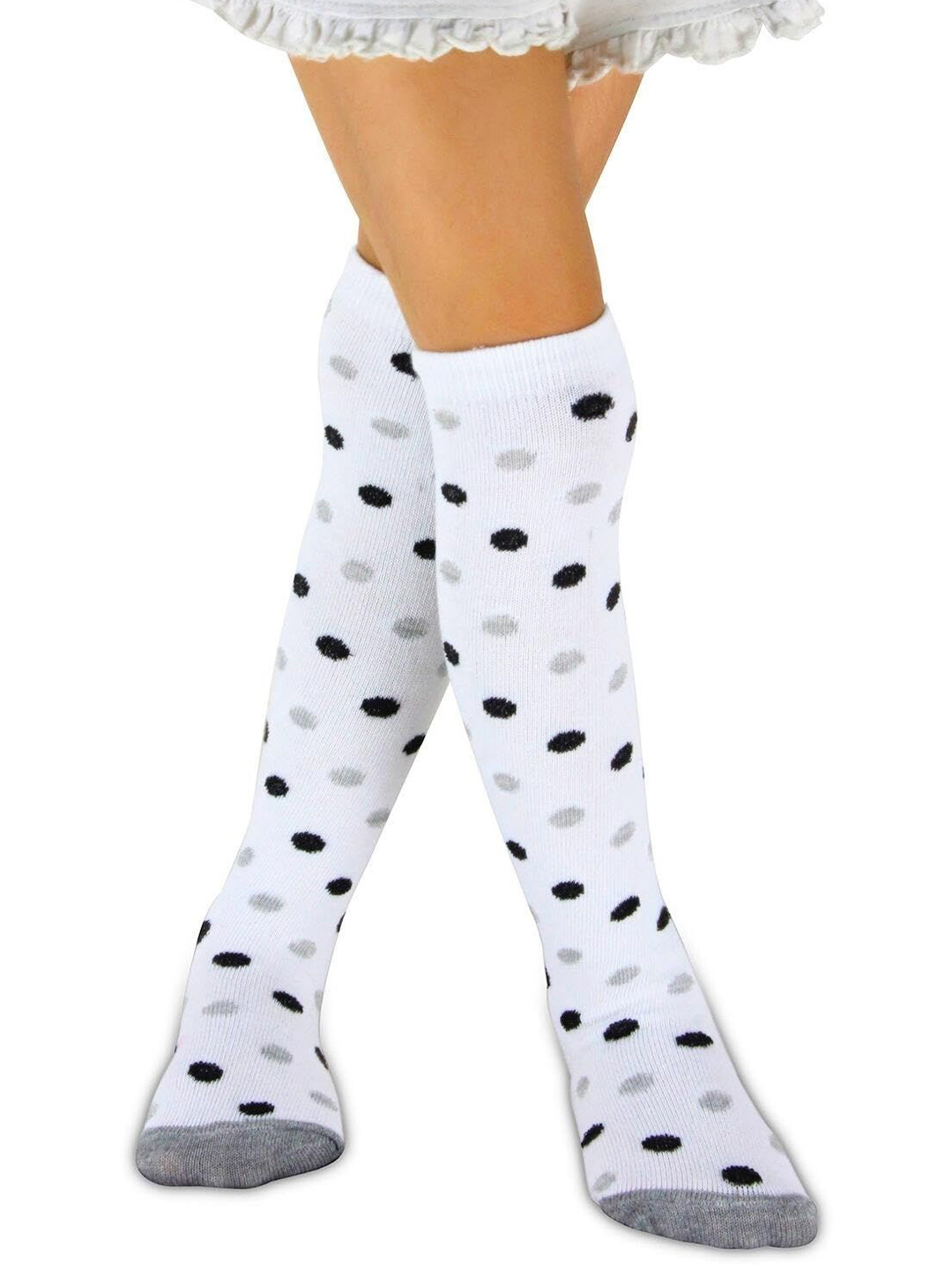 NESKA MODA Kids Cotton Booties with Long Socks