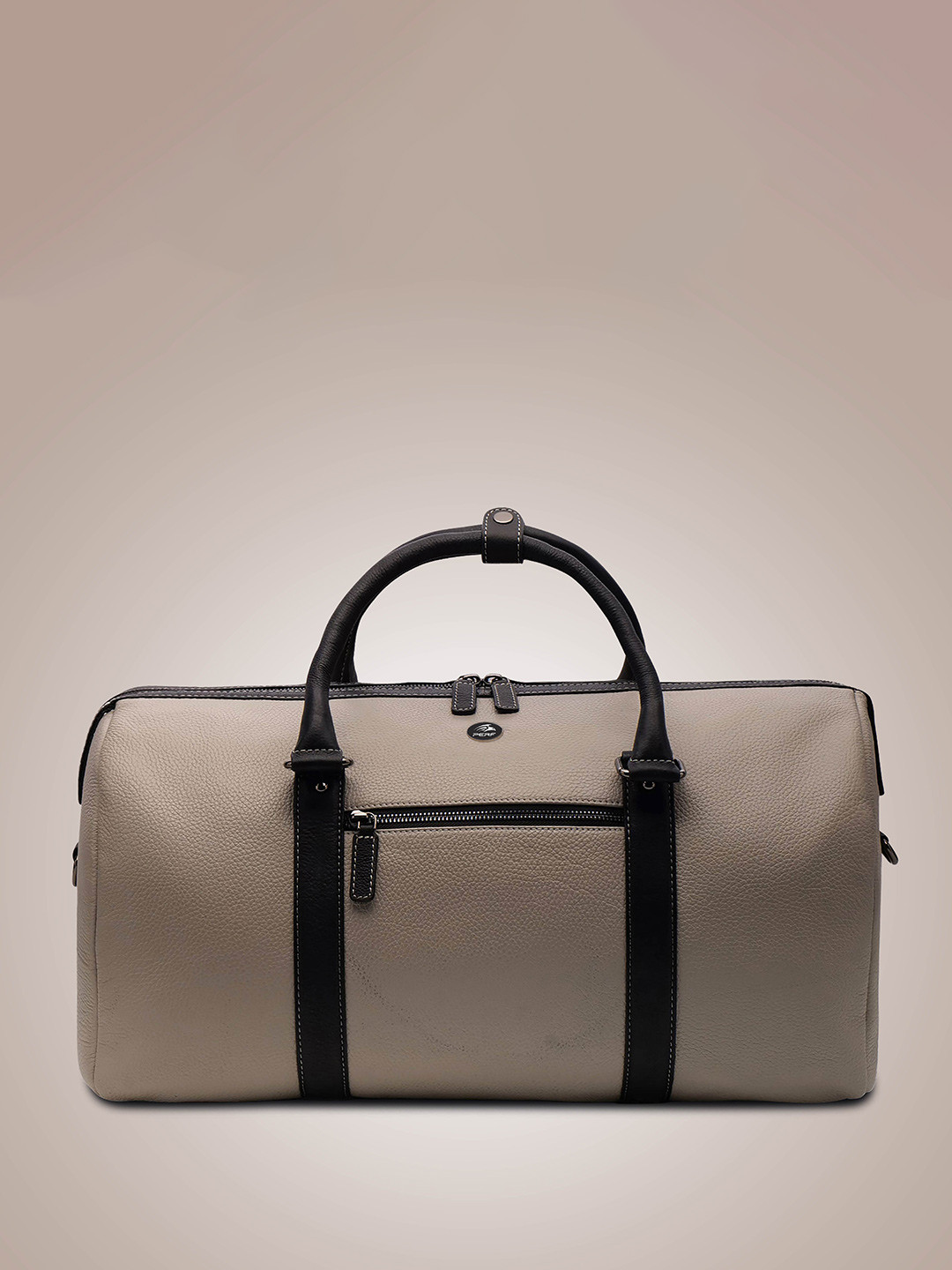 PERF Unisex Travel, Gym & Weekend Leather Duffel Bag With Two Short Handles