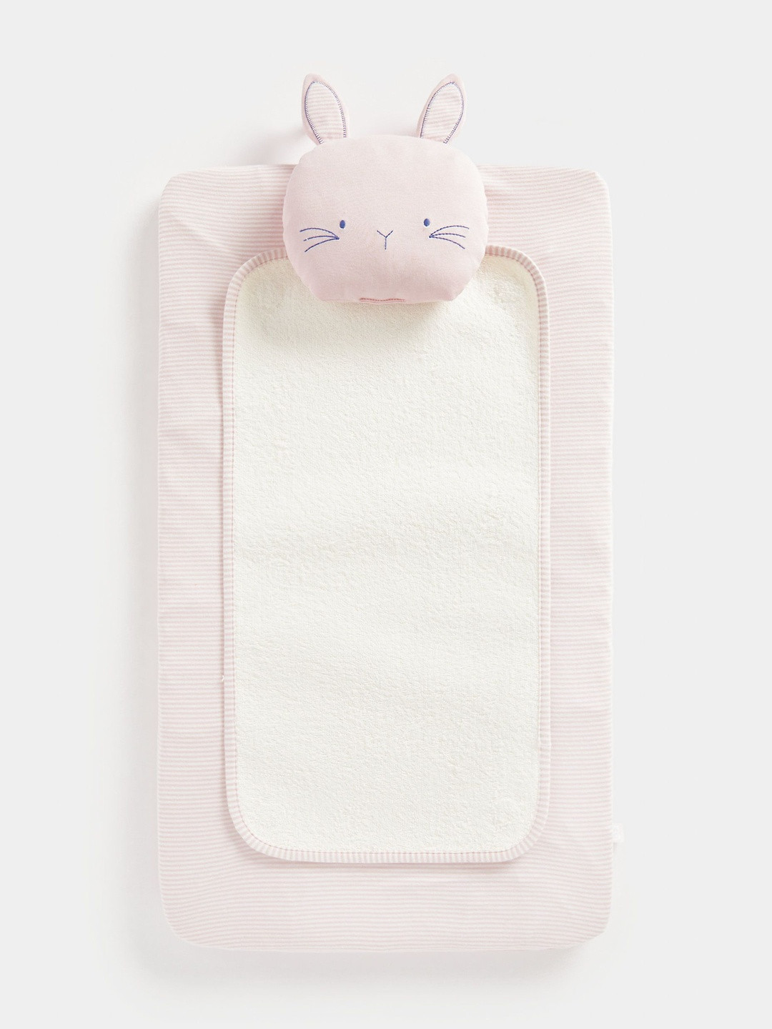 mothercare Pink Cotton Water Resistant Mattress Protector