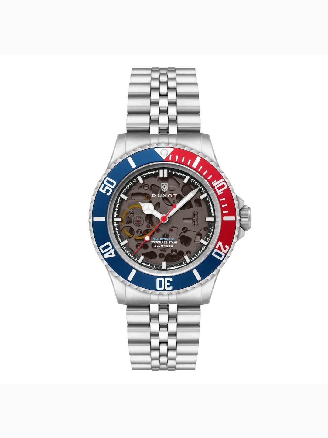 DUXOT Atlantica Men Skeleton Dial & Bracelet Style Strap Automatic Motion Watch DX-2067-AA