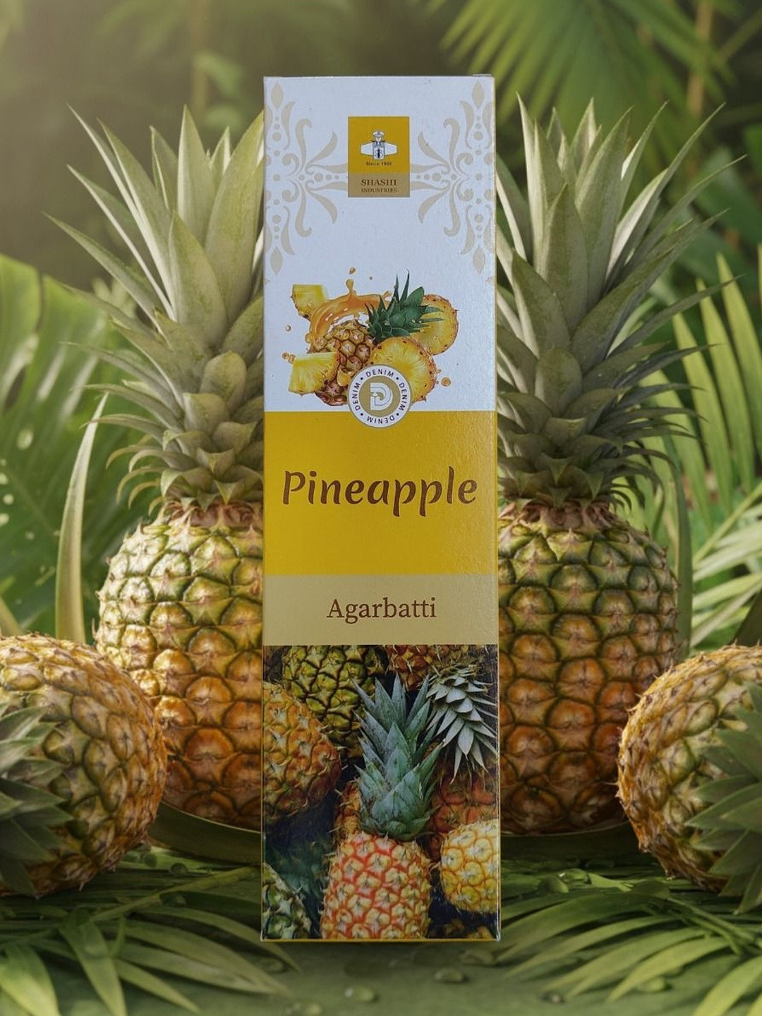 SHASHI DENIM Yellow Pineapple Incense Sticks
