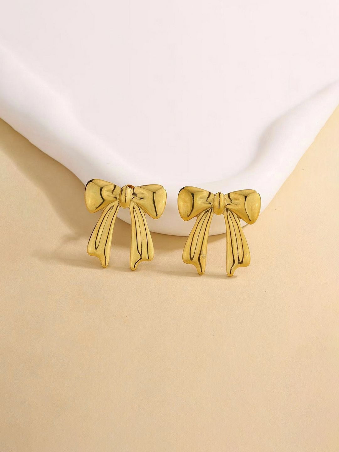 Jewels Galaxy Women Bow Style Drop Earrings