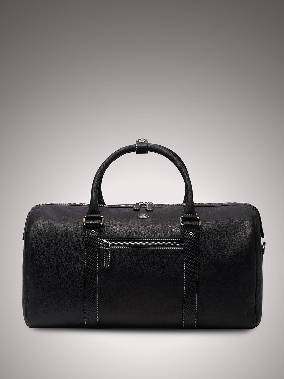 PERF Unisex Travel, Gym & Weekend Leather Duffel Bag With Two Short Handles