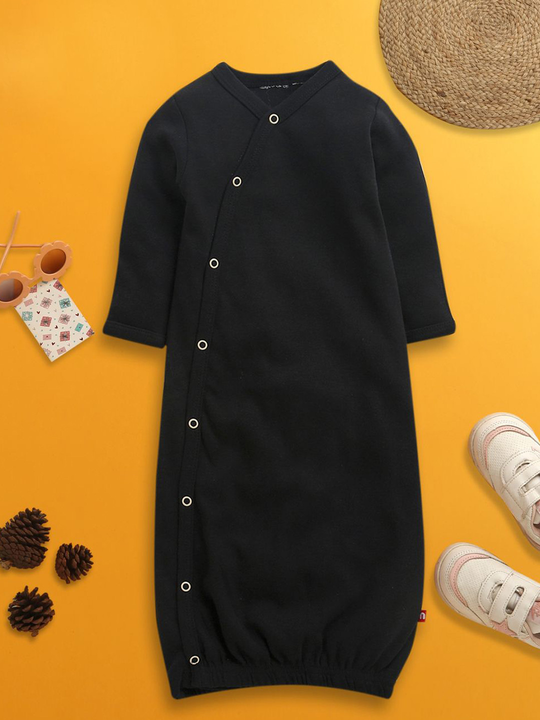 Nino Bambino Kids Organic Cotton A-Line Maxi Dress