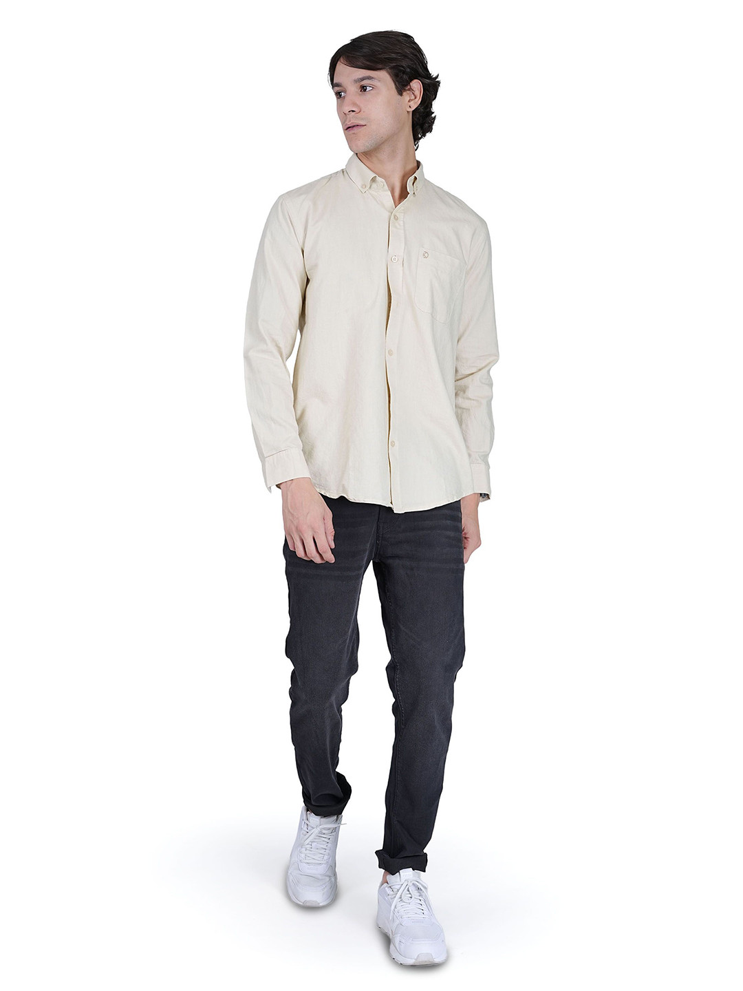 Cryostore Men Smart Button-Down Collar Shirt